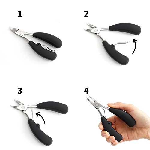 NIPOO Professional Nail Clippers for Thick Ingrown Fungus Toenails