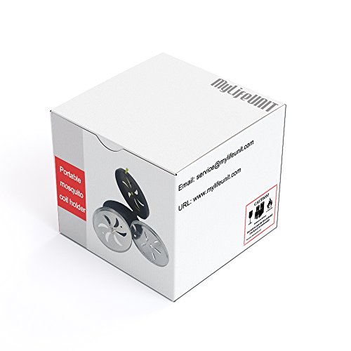 image for MyLifeUNIT Portable Mosquito Coil Holder, Mosquito Coil Burner for Out