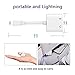 Headphone Adapter for iPhone Charger Jack AUX Audio 3.5 mm Jack Adapter for iPhone Adapter Splitter Earphone Compatible with iPhone 7/7p/8/8p/X Dongle Accessory Connector Compatible iOS 11/12 Late