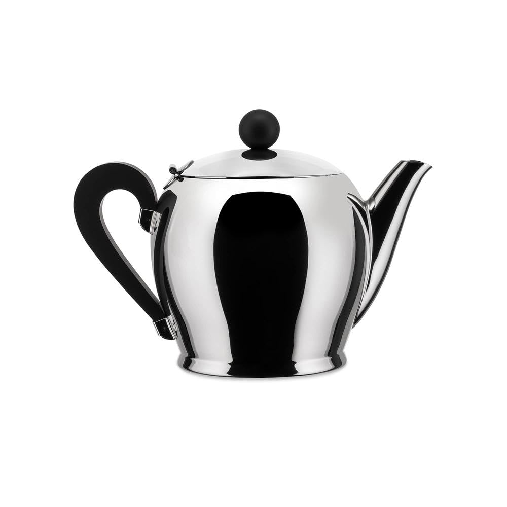 Officina Alessi Bombe Teapot, Silver