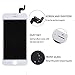 Screen Replacement for iPhone 6S White P-zone LCD Display 3D Touch Screen Digitizer with Repair Tools & Screen Protector