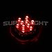 BINZET IR Remote Controlled RGB Submersible LED Lights AA Battery Operated LED Accent Lights for Lighting Up Vase, Bowl, Fish Tank, Wedding, Centerpiece, Halloween, Party Lights(AA Batteries NOT included)