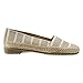 Aerosoles SureGrip Womens Beckly SG Gold Metallic Work Shoes