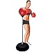 Protocol Boxing Ball Set with Punching Bag, Boxing Gloves, Jump Rope, & Adjustable Height Stand
