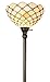 Amora Lighting AM1119FL14 Tiffany Style Floor Torchiere Lamp, 72-Inch