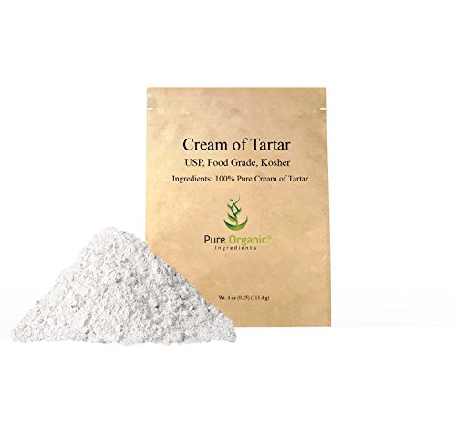 Cream of Tartar 4 oz (0.25 lb), All-Natural, Non-GMO, Kosher, DIY Bathbombs, Eco-Friendly Packaging ( Also available in 1 lb, 2 lb, & 5 lb) Cream of Tartar 4 oz (0.25 lb), All-Natural, Non-GMO, Kosher, DIY Bathbombs, Eco-Friendly Packaging ( Also available in 1 lb, 2 lb, & 5 lb)