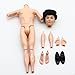1set 14 Joints 1/6 Naked Prince Doll Body With Head and Shoes Ken Male BoyDoll's DIY Naked Boyfriend For Barbie Doll Toys