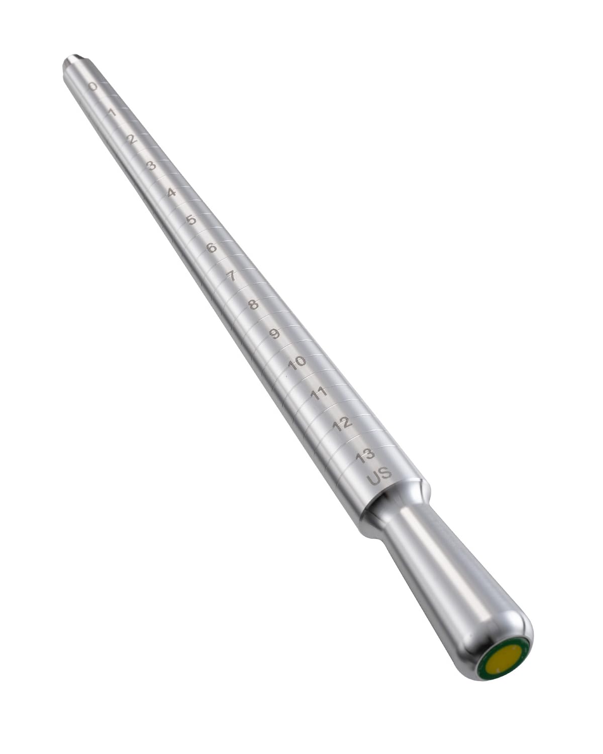 Meowoo Ring Sizer Madrel, Solid Aluminum Mandrel for Ring Measurer and Repair Distorted Ring, Hammerable Round Mandrel