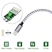 iPhone Charger, YUNSONG 3Pack 6FT Nylon Braided Lightning Cable Charging Cord USB Cable Compatible with iPhone Xs MAX XR X 8 7 6S 6 Plus SE 5S 5C 5 (Silver White)