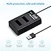 Powerextra Dual Battery Charger with USB LCD Display for Canon NB-13L Battery
