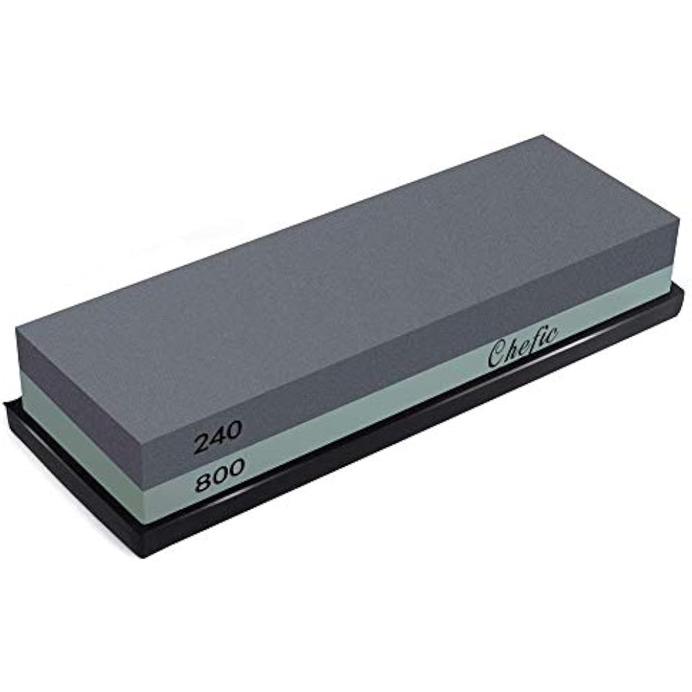 Premium Whetstone 2IN1 Sharpening Stone 240/800 Grit Waterstone Kit
