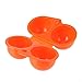 Ologymart Portable Egg Storage Box 2 Egg Case Carrier Tray Barbecue and Picnic Supplies Egg Container Hard Boiled Egg Holder Camping Carrier