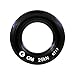 GM CLIMBING Black Small Rappel Ring 25kN for Rock Climbing Arborist Rescue Slackline Hammock Pack of 5