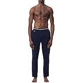 Lacoste mens Cotton Stretch Tricolor Waistband Pajama Pants