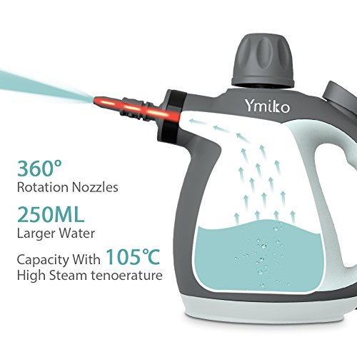 Ymiko Steam Cleaner Handheld 250ML MultiPurpose Pressurized Steam
