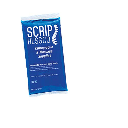 Reusable Hot and Cold Gel Pack by ScripHessco - 5 inch x 10. 5 inch Gel Ice Pack - Durable, Remains Flexible When Frozen - Hot/Cold Therapy Pain Relief for Knee, Shoulder, Back, Neck, Ankle - 1 Pack