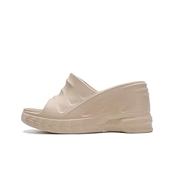 Arqa Marshmallow Wedge Sandals for Women Open Toe