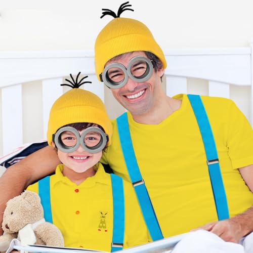 4 Pcs Costume for Girls Boys Adults, Cartoon Role Play Dress Up Costume Accessories Adult for Holiday Birthday Cosplay Set Dress Up