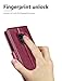 OCASE Samsung Galaxy S9 Case Leather Flip Wallet Case for Samsung Galaxy S9 Devices (Burgundy)