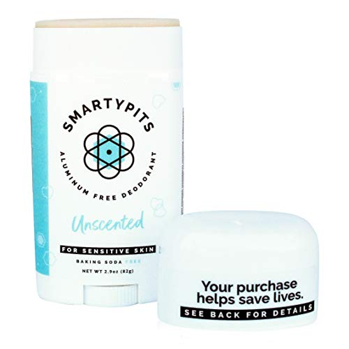 SmartyPits Natural/AluminumFree Deodorant for Sensitive Skin (baking soda free) Paraben Free