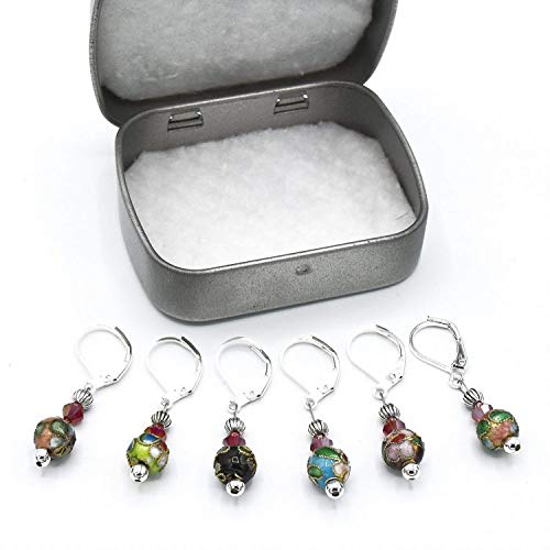 image for Pretty Warm Designs Cloisonné Enamel Progress Keepers for Crochet, wo