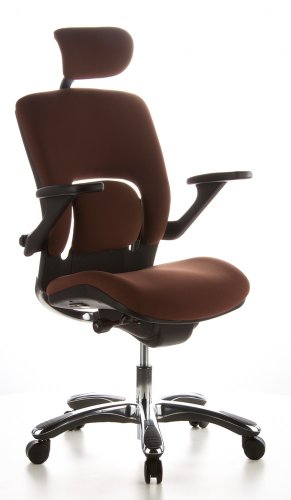 Sedia-Girevole-Vapor-Lux-Tessuto-Caff