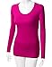 Doublju Fitted Round Neck T-Shirt Top (Plus size available)