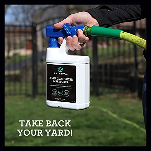 TriNova Outdoor Lawn Deodorizer & Restorer Eliminates Dog, Puppy