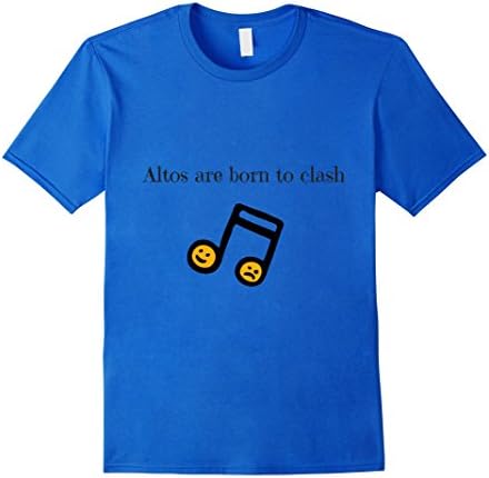 Men's Altos Are Born to Clash T-Shirt XL Royal Blue