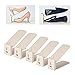 HARRA HOME Premium 3step Adjustable Shoe Slots Space Saver, Easy Shoe Slotz Organizer Double Shoe Rack Storage For Closet, Shoes Holder For Sneaker booties High heels Flats Sandals, Set of 5