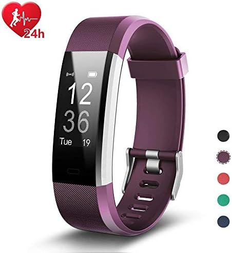 Fitness Tracker, Smart watch with Heart Rate, Sleep Monitor, Connected GPS function, Smartband Sport Wristband Pedometer Activity Tracker Calorie Counter Bracelet for Android iPhone iOS Phones.
