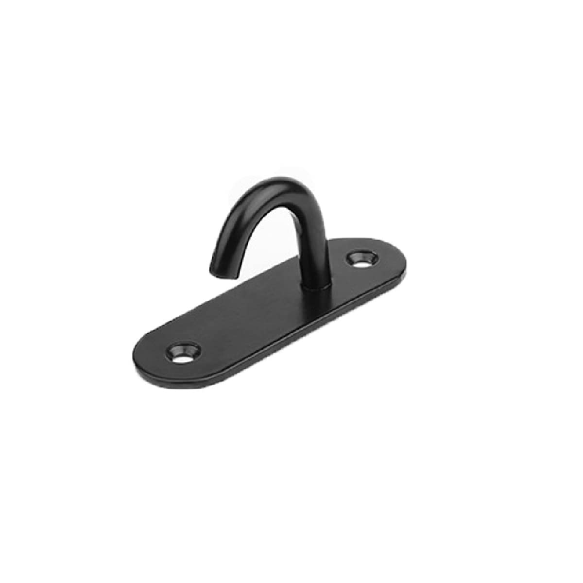 MACHSWON Stainless Steel Hook 100mm,Open Heavy Duty Ceiling Hooks, Wall Mount Pad Eye Plate Hook for Swings Hammocks Boat Rigging Marine Deck
