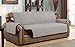 Le Benton Reversible Sofa Cover, Quilted Pet Couch Slipcover, Elastic Strap, Machine Washable - Grey/Brown