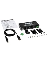Tripp Lite Hub industrial de alta velocidad USB 2.0 de 7 puertos con estuche de metal de 15 KV ESD, montable (U223   007 IND)