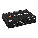 J-Tech Digital HDMI 1.4 Audio Extractor De-Embedder 4K@30Hz Optical SPDIF Toslink RCA [JTD4KATSW]