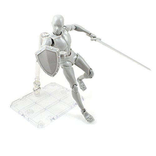 Tulas Action Figure Drawing Models, Man & Women Mannequin Body Kun Doll Body-Chan Male/Female Action Figure DX Set with Accessories Kit, Suitable for Sketching, Painting, Drawing, Artist. - Thumbnail 3