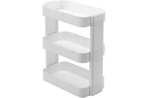 Healifty Detachable White 3-tier Desktop Organizer Multi-layer Storage Rack for Office Stationery and Makeup