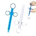ACVIOO Lubricant Shooter Personal Lubricant Applicator Launcher Tube Injector with Marking,Blue&White(2 pcs in one Package)