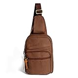Youngerbaby Cool Outdoor Sports Casual Canvas Unbalance pack Crossbody Sling Bag Shoulder Bag Chest Bag for Men