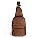 Youngerbaby Cool Outdoor Sports Casual Canvas Unbalance pack Crossbody Sling Bag Shoulder Bag Chest Bag for Men