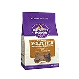 Old Mother Hubbard Classic Crunchy Natural Dog Treats, P-Nuttier Large Biscuits, 3Lbs 5Oz Bag