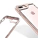 Caseology Skyfall for Apple iPhone 8 Plus Case (2017) / for iPhone 7 Plus Case (2016) - Clear Back & Slim Fit - Rose Gold