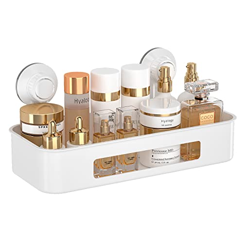 Shower Caddy No Drilling Suction Cup Removable Shower Shelf with Vacuum