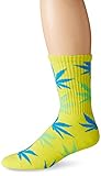 HUF Men's Neon Plantlife Socks