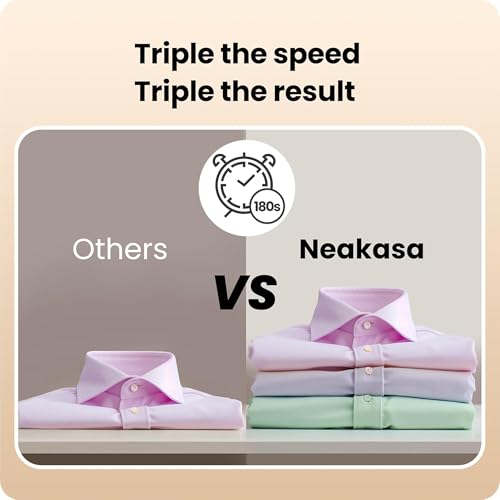 Neakasa Magic 1 Vacuum Steamer, Handheld Travel Garment Steamer for Clothes, 2300Pa Suction for Clothes Grips, Steamer Iron 2 In 1, Ready to Wear (220V-240V)