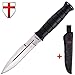 Tactical Knife - Survival Fixed Blade - Best Outdoor Military Knives for Camping Bushcraft or Self Defense - Large Stainless Steel Blade Full Tang Handle Tactical Knofe - Comes with E Book 2791 U-PQ