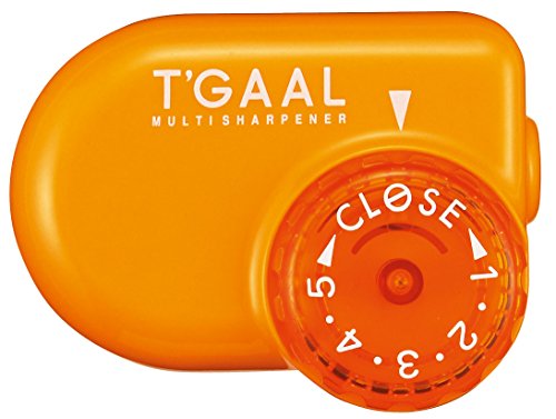 Kutsuwa STAD Angle Adjustable Pencil Sharpener T'GAAL, Orange  (RS017OR)