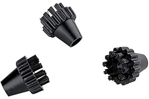 Polti Vaporetto Black Nylon Brushes for Eco Pro 3.0 and Classic Steam Cleaners