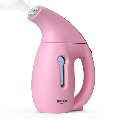 Steamer For Clothes,Handheld Clothes Steamers,180ml Powerful Wrinkle Remover Garment Fabric Steamer.Portable,Compact-Travel/Home.Automatic Shut-Off Safety Protection.Ironing Glove Included-ROIPETK