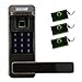 HARFO HL91 Fingerprint Touchscreen Keyless Door Lock with OLED Display, Perfect for Office & Home (Aged Bronze)